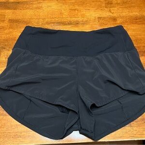 Lululemon High Rise Speed Ups size 6, 2.5”, black
